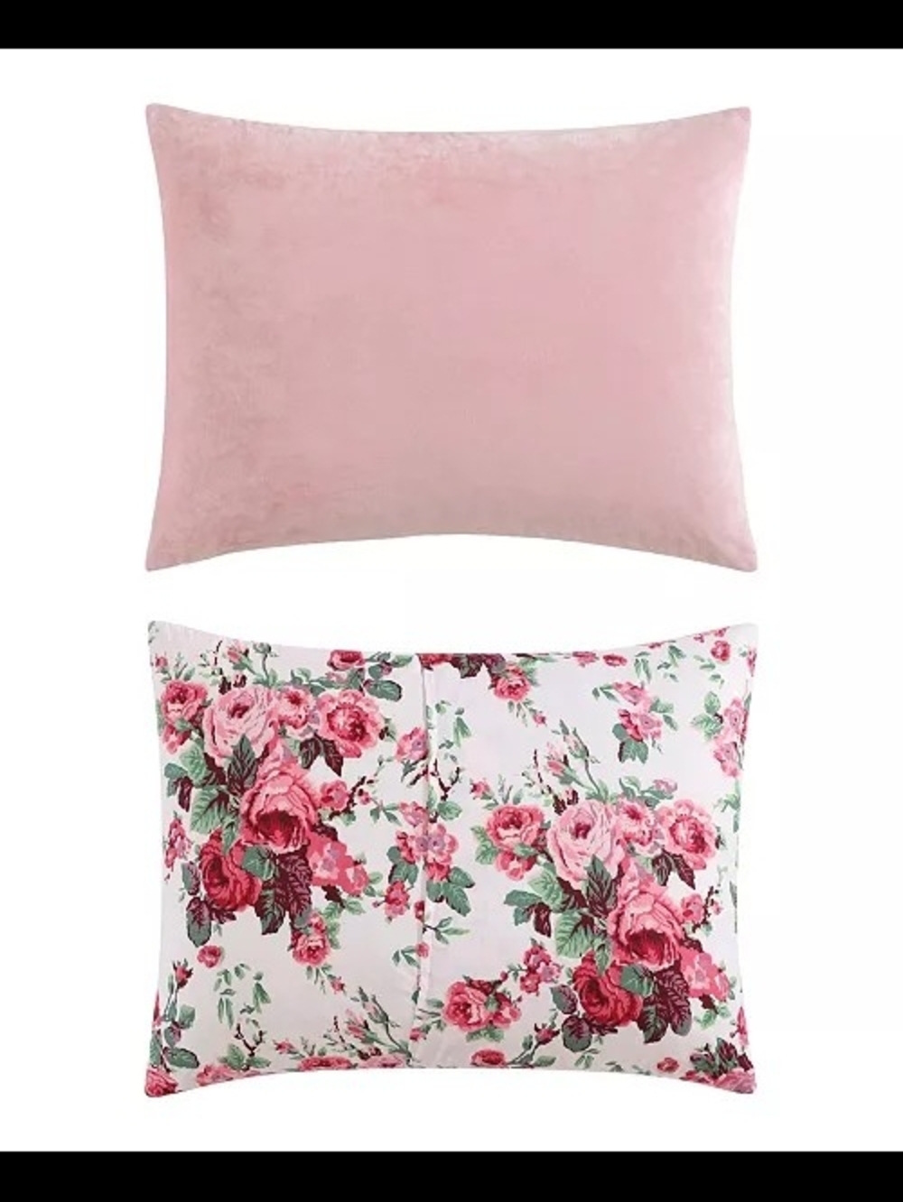 Betsey Johnson King 3-PC. Solid Velvet- Duvet Cover - 2 King Pillow Shams - Picture 4 of 7